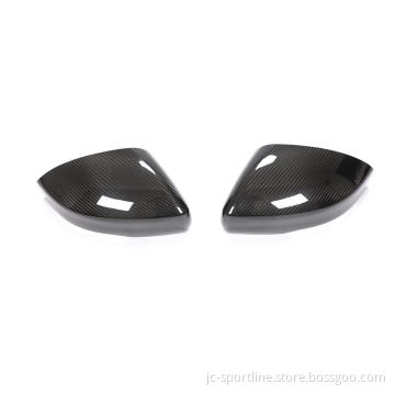 Dry Carbon Fiber Side Mirror Covers Stick-On for Land Rover Range Rover Sport 2014-2020